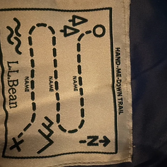 L.L. Bean Blue Fleece Jacket - Picture 4 of 4